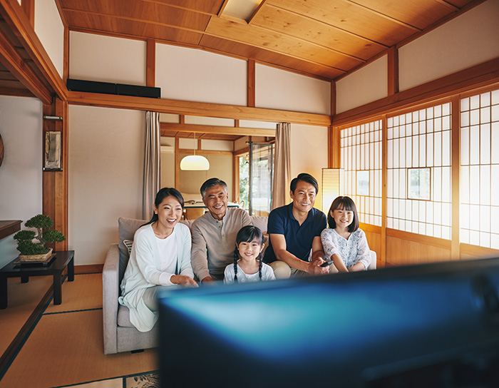 ご家族でテレビを楽しみたい方