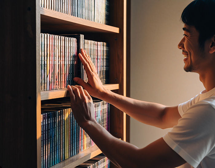 優勝決定戦など大事な試合は録画してコレクションしたい